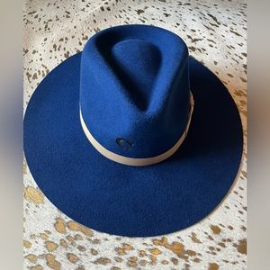 Charlie 1 Horse Highway blue felt hat